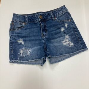 Denim Distressed Shorts - Maurices*